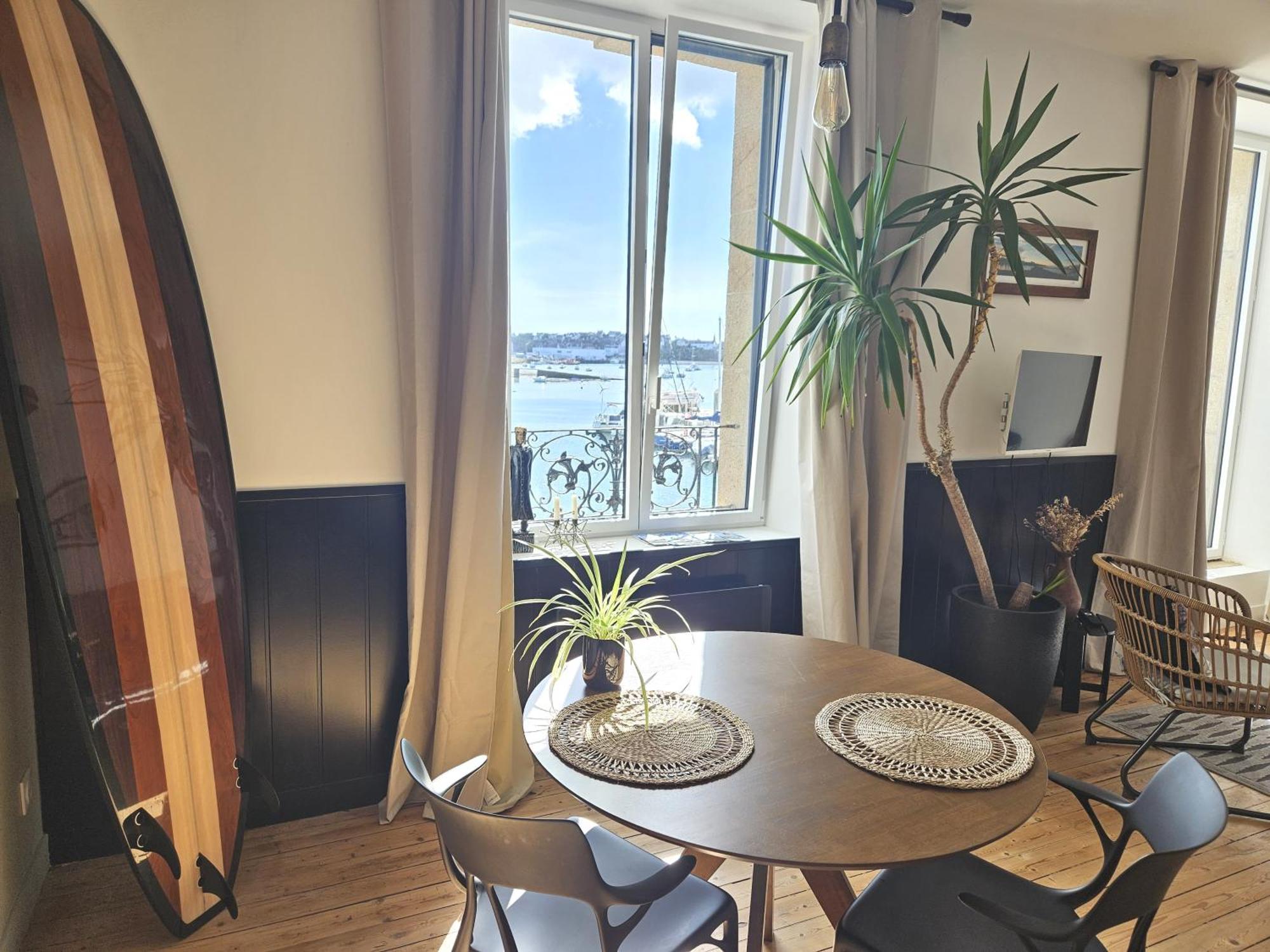 Anatoline Audierne Appart'Hotel Vue Mer - Sea & Harbor Stay Eksteriør billede