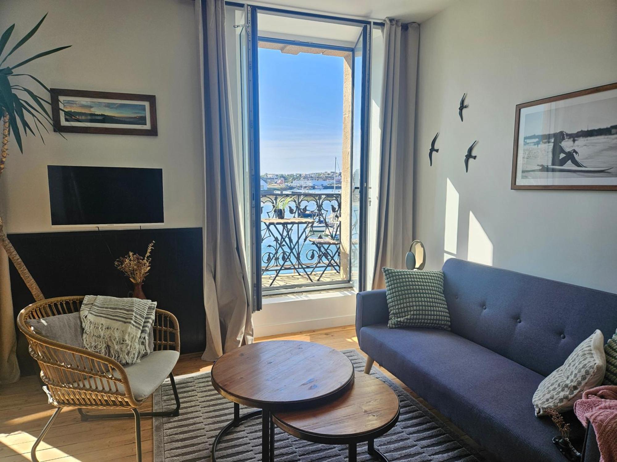 Anatoline Audierne Appart'Hotel Vue Mer - Sea & Harbor Stay Eksteriør billede