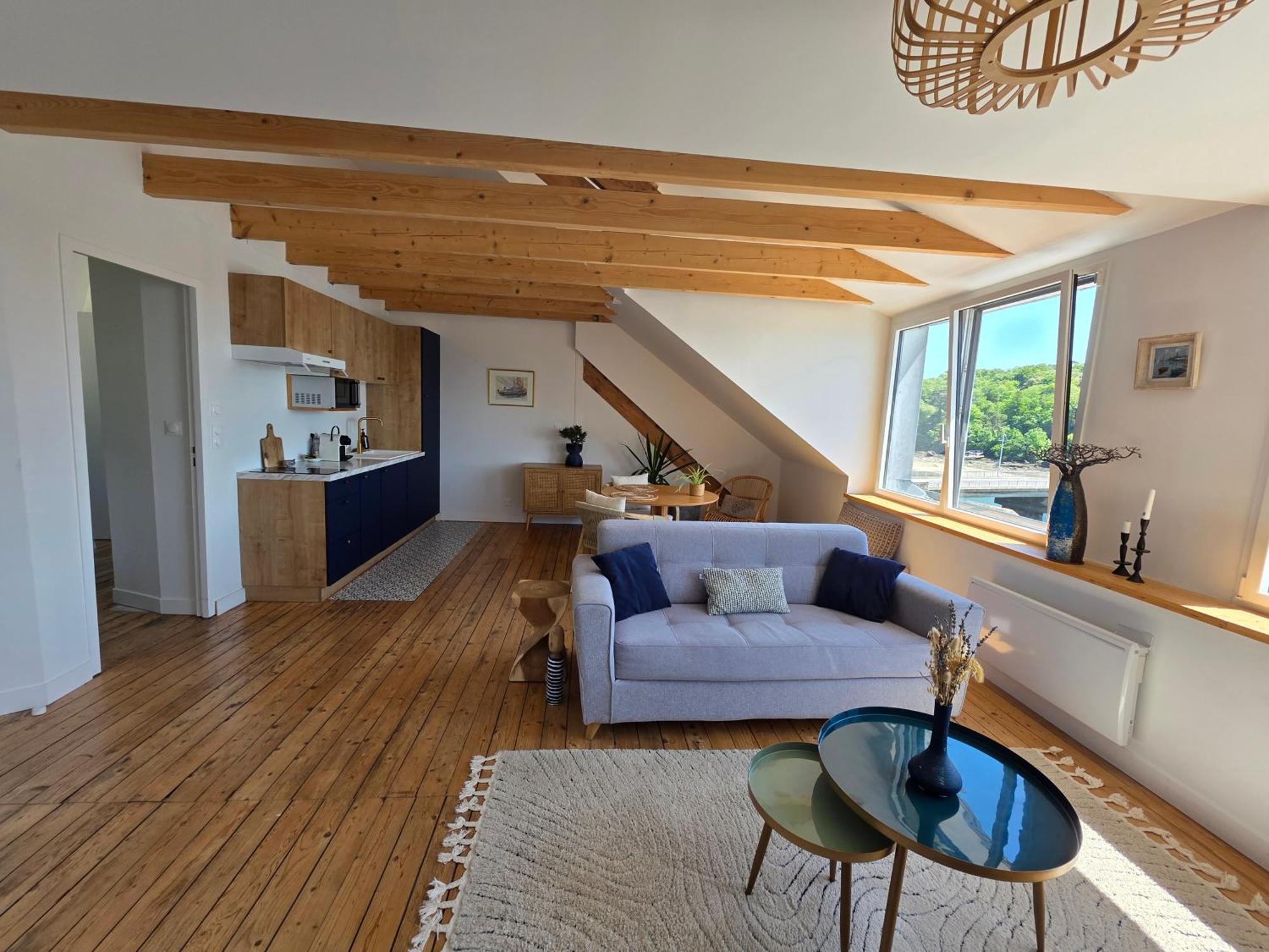 Anatoline Audierne Appart'Hotel Vue Mer - Sea & Harbor Stay Eksteriør billede